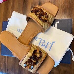 Stunning tortoise natural sandal